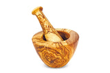 GGP OLIVE WOOD LARGE MORTAR & PESTLE