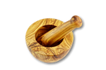 GGP OLIVE WOOD 20CM MORTAR & PESTLE