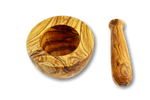GGP OLIVE WOOD 20CM MORTAR & PESTLE