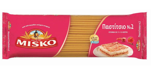 MISKO #2 Macaroni (PastitsIo) 500g bag - GEORGOULIAS GREEK PRODUCTS